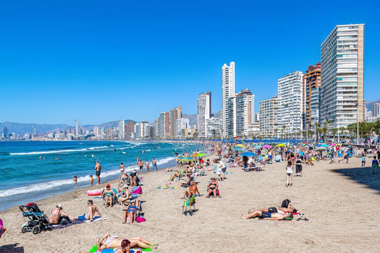 Gemelos Sea Front Apartment Benidorm Eksteriør bilde